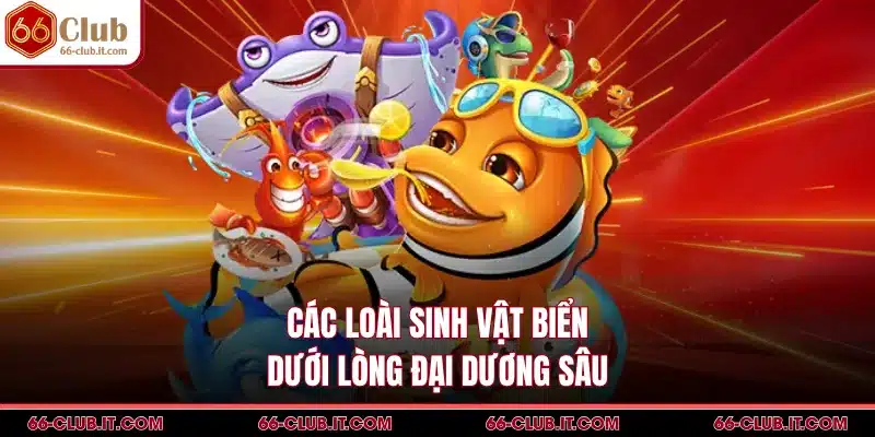 Các loài sinh vật biển dưới lòng đại dương sâu