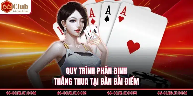 Quy trình phân định thắng thua tại bàn bài điểm